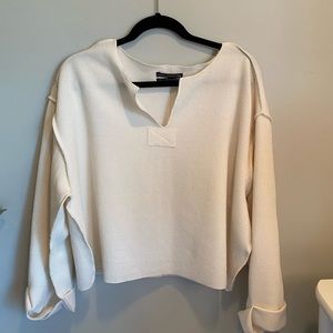 UO Jax Inside Out Notch Neck Top